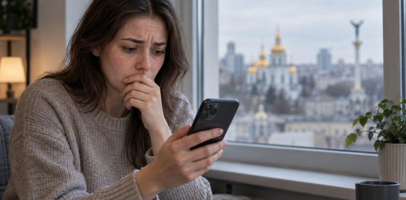 Сбой в системе оповещения о тревоге в Киеве